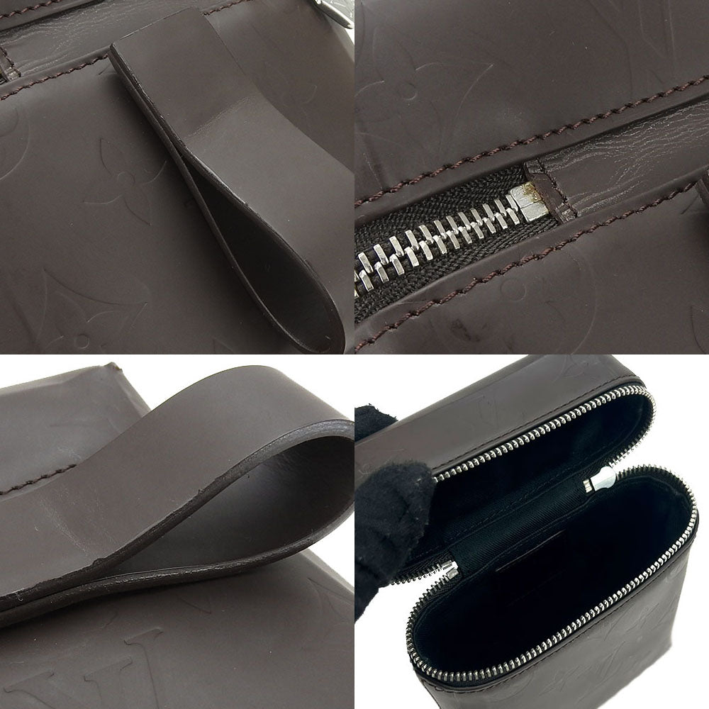 LOUIS VUITTON Pouch M46550 Monogram grass leather Brown Ray unisex(Unisex) Used Authentic