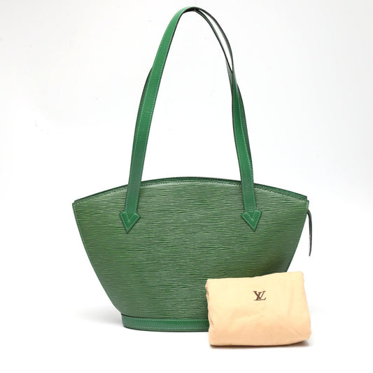 LOUIS VUITTON Tote Bag M52334 Epi Leather Borneo Green Tote Bag Epi Borneo Green Sun jack Women Used Authentic