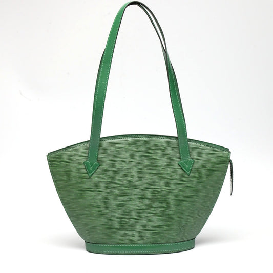 LOUIS VUITTON Tote Bag M52334 Epi Leather Borneo Green Tote Bag Epi Borneo Green Sun jack Women Used Authentic