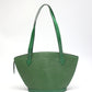 LOUIS VUITTON Tote Bag M52334 Epi Leather Borneo Green Tote Bag Epi Borneo Green Sun jack Women Used Authentic
