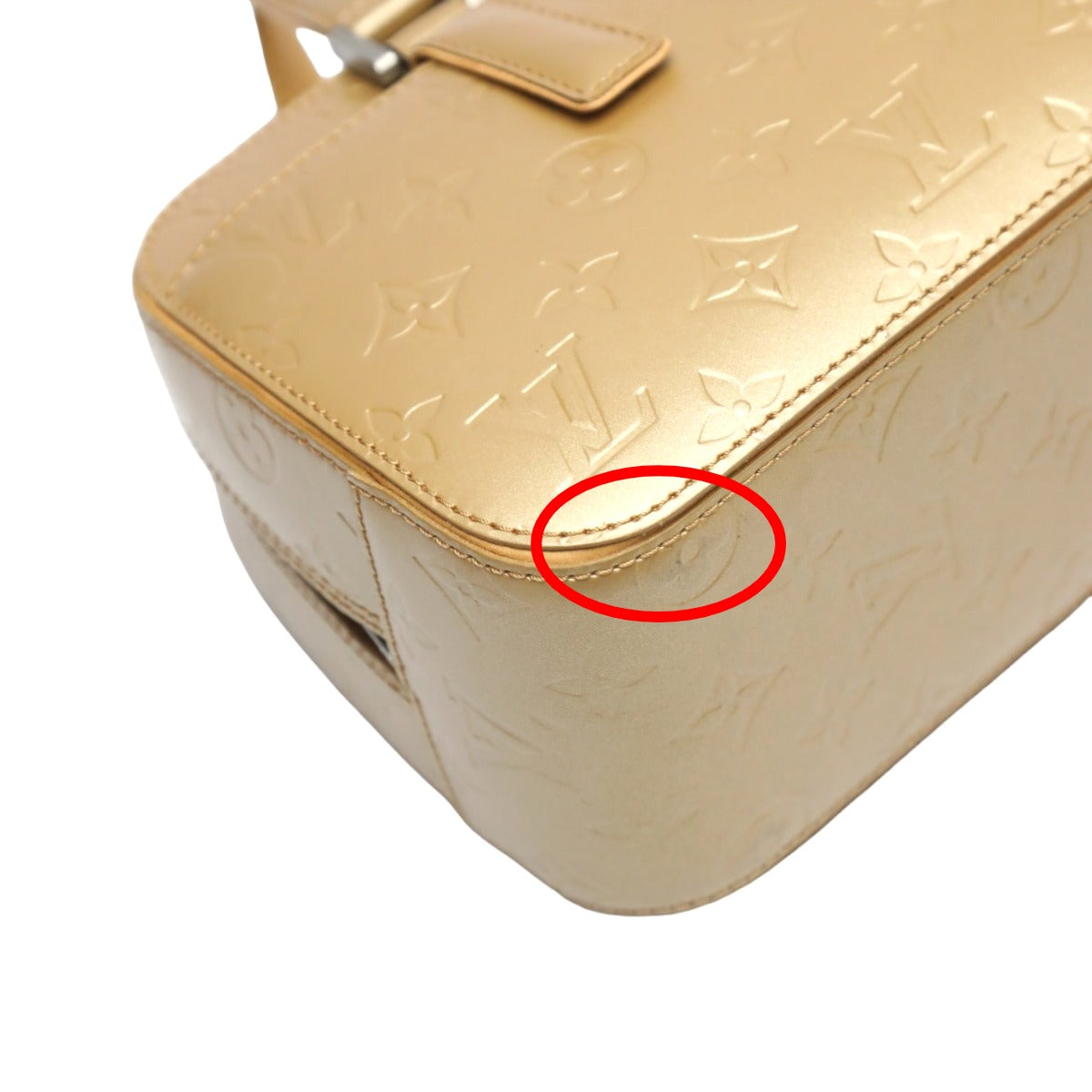 LOUIS VUITTON Handbag M55177 Monogram mat Matt gold Handbag Monogram mat Shelton Women Used Authentic