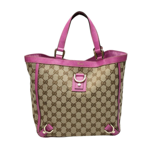 GUCCI Handbag 130739 GG canvas Brown Handbag Abbey 130739 Women Used Authentic