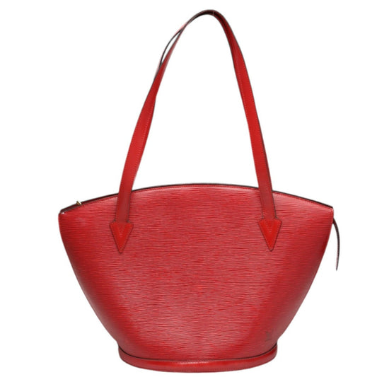 LOUIS VUITTON Tote Bag M52337 Epi Leather Red Shoulder Bag Epi Sun jack Women Used Authentic