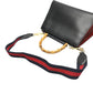 GUCCI Handbag 459076 leather black Bamboo leather 2 way bag Women Used Authentic