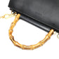 GUCCI Handbag 459076 leather black Bamboo leather 2 way bag Women Used Authentic