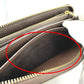LOUIS VUITTON Long Wallet Purse N60015 Damier canvas Ebene Zip Around Damier Zippy wallet unisex(Unisex) Used Authentic