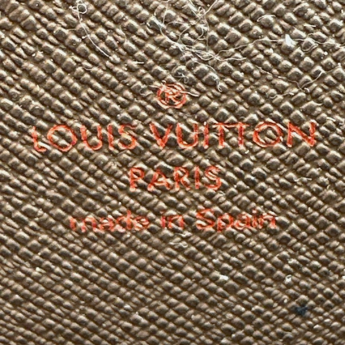LOUIS VUITTON Long Wallet Purse N60015 Damier canvas Ebene Zip Around Damier Zippy wallet unisex(Unisex) Used Authentic