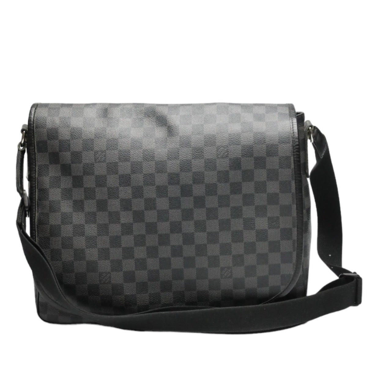 LOUIS VUITTON Shoulder Bag N58033 leather black Shoulder Bag Damier Grafitte Daniel GM unisex(Unisex) Used Authentic