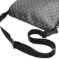 LOUIS VUITTON Shoulder Bag N58033 leather black Shoulder Bag Damier Grafitte Daniel GM unisex(Unisex) Used Authentic