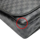 LOUIS VUITTON Shoulder Bag N58033 leather black Shoulder Bag Damier Grafitte Daniel GM unisex(Unisex) Used Authentic
