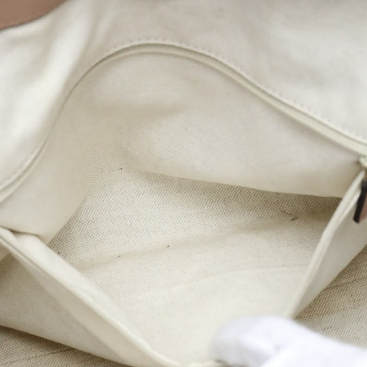 GUCCI Tote Bag 211944 GG canvas beige Handbag Diamante canvas Women Used Authentic