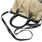 GUCCI Shoulder Bag 247902 canvas Black x beige 2WAYShoulder Bag Diamante Women Used Authentic