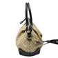 GUCCI Shoulder Bag 247902 canvas Black x beige 2WAYShoulder Bag Diamante Women Used Authentic