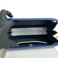 GUCCI Shoulder Bag Plastic, Leather, Satin blue Flora floral pattern Women Used Authentic