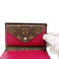 LOUIS VUITTON Tri-fold wallet M60494 Monogram Canvas, Epi Leather Red Portefeuille - Mariel Compact Monogram With Coin Pocket Women Used Authentic