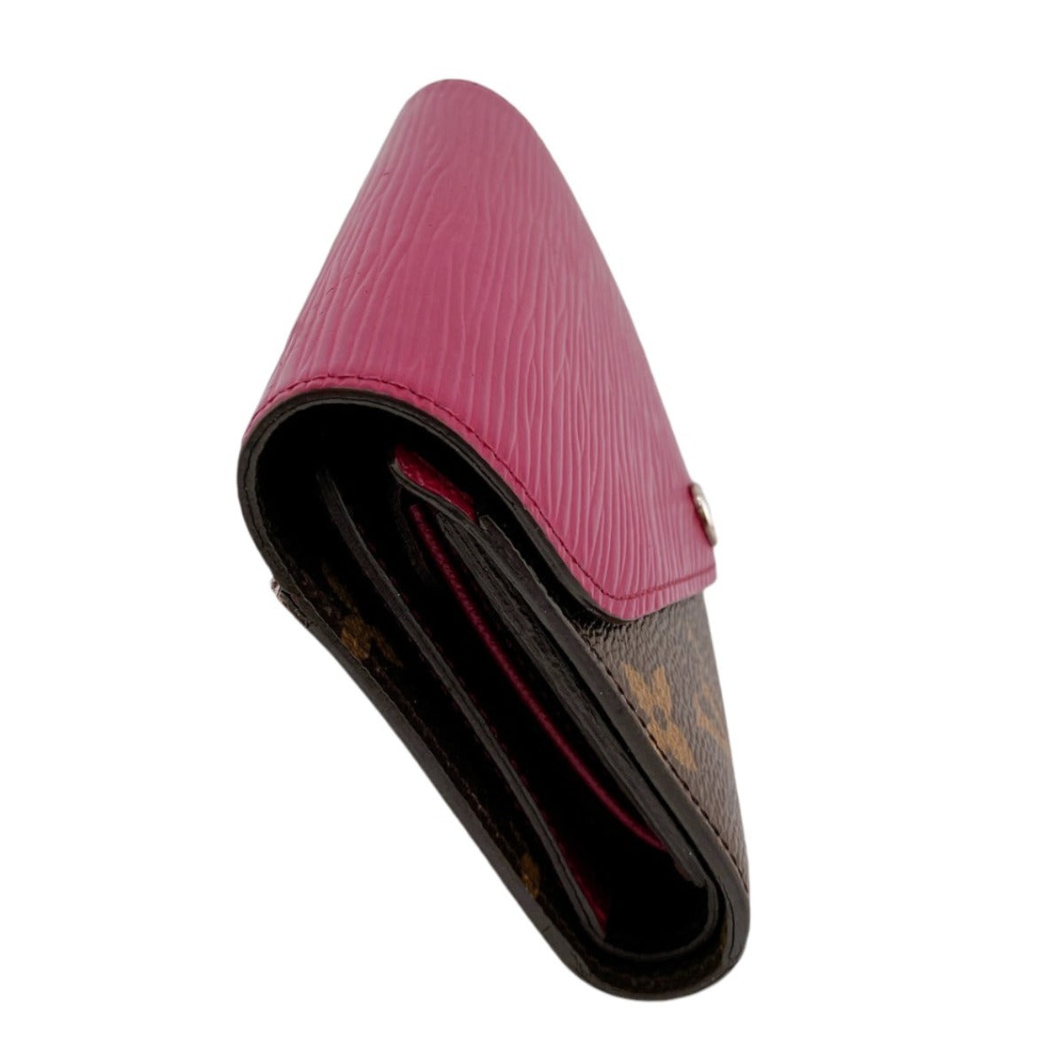 LOUIS VUITTON Tri-fold wallet M60494 Monogram Canvas, Epi Leather Red Portefeuille - Mariel Compact Monogram With Coin Pocket Women Used Authentic