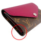 LOUIS VUITTON Tri-fold wallet M60494 Monogram Canvas, Epi Leather Red Portefeuille - Mariel Compact Monogram With Coin Pocket Women Used Authentic