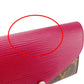 LOUIS VUITTON Tri-fold wallet M60494 Monogram Canvas, Epi Leather Red Portefeuille - Mariel Compact Monogram With Coin Pocket Women Used Authentic