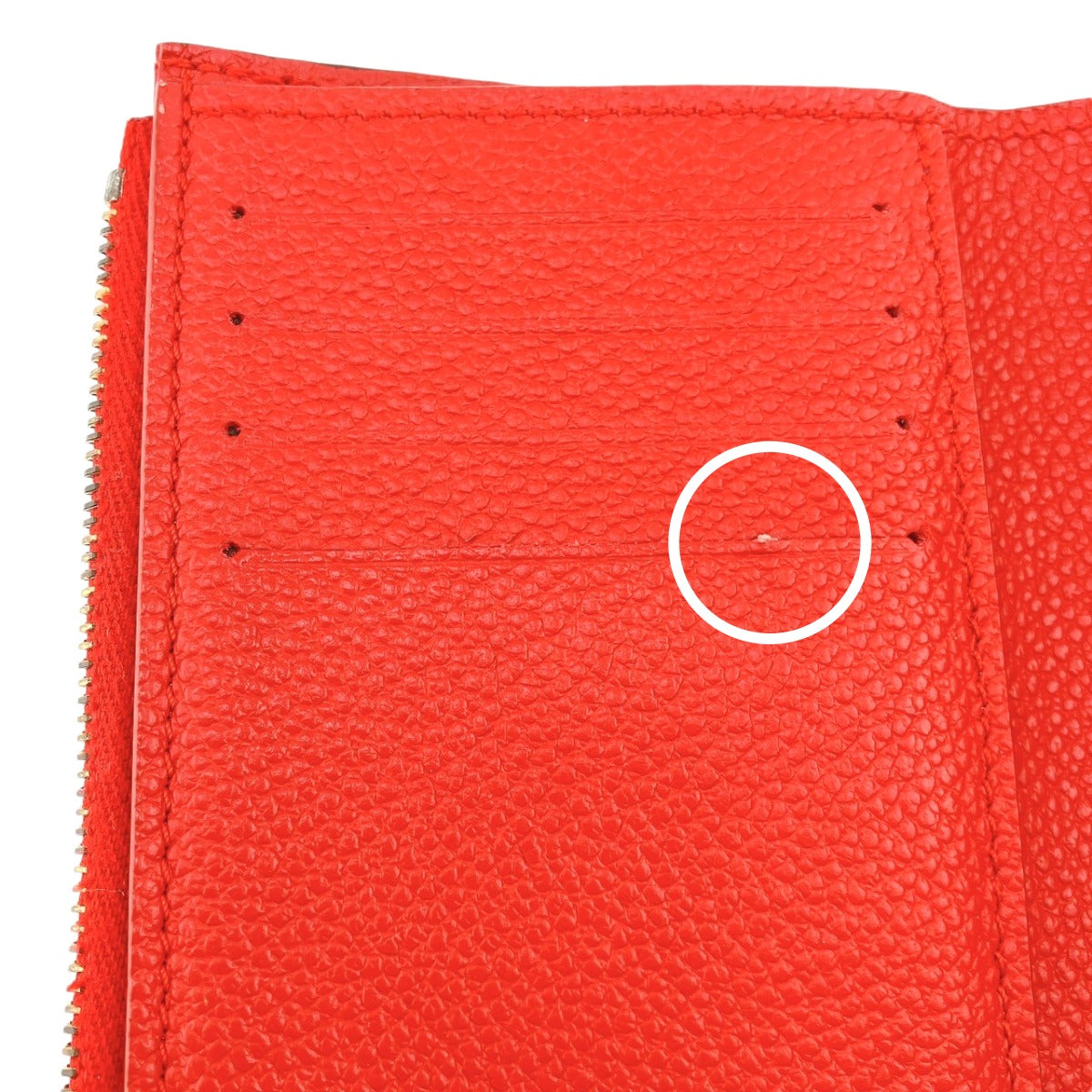 LOUIS VUITTON Tri-fold wallet M67478 Monogram canvas Red Monogram With Coin Pocket