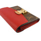 LOUIS VUITTON Tri-fold wallet M67478 Monogram canvas Red Monogram With Coin Pocket