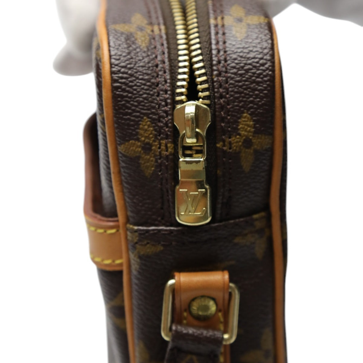 LOUIS VUITTON Shoulder Bag M45266 Monogram canvas Brown Shoulder Bag Monogram Danube Women Used Authentic