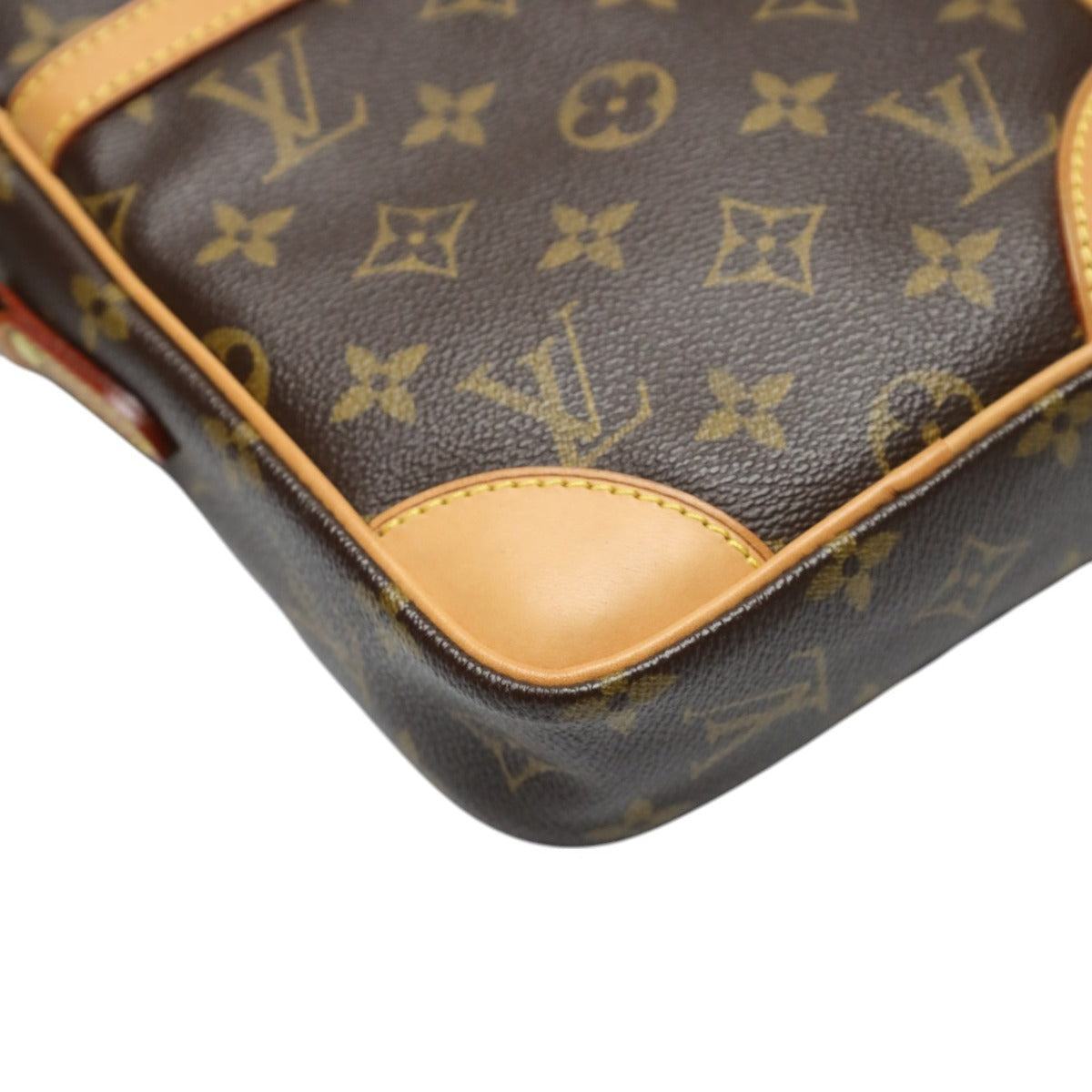 LOUIS VUITTON Shoulder Bag M45266 Monogram canvas Brown Shoulder Bag Monogram Danube Women Used Authentic