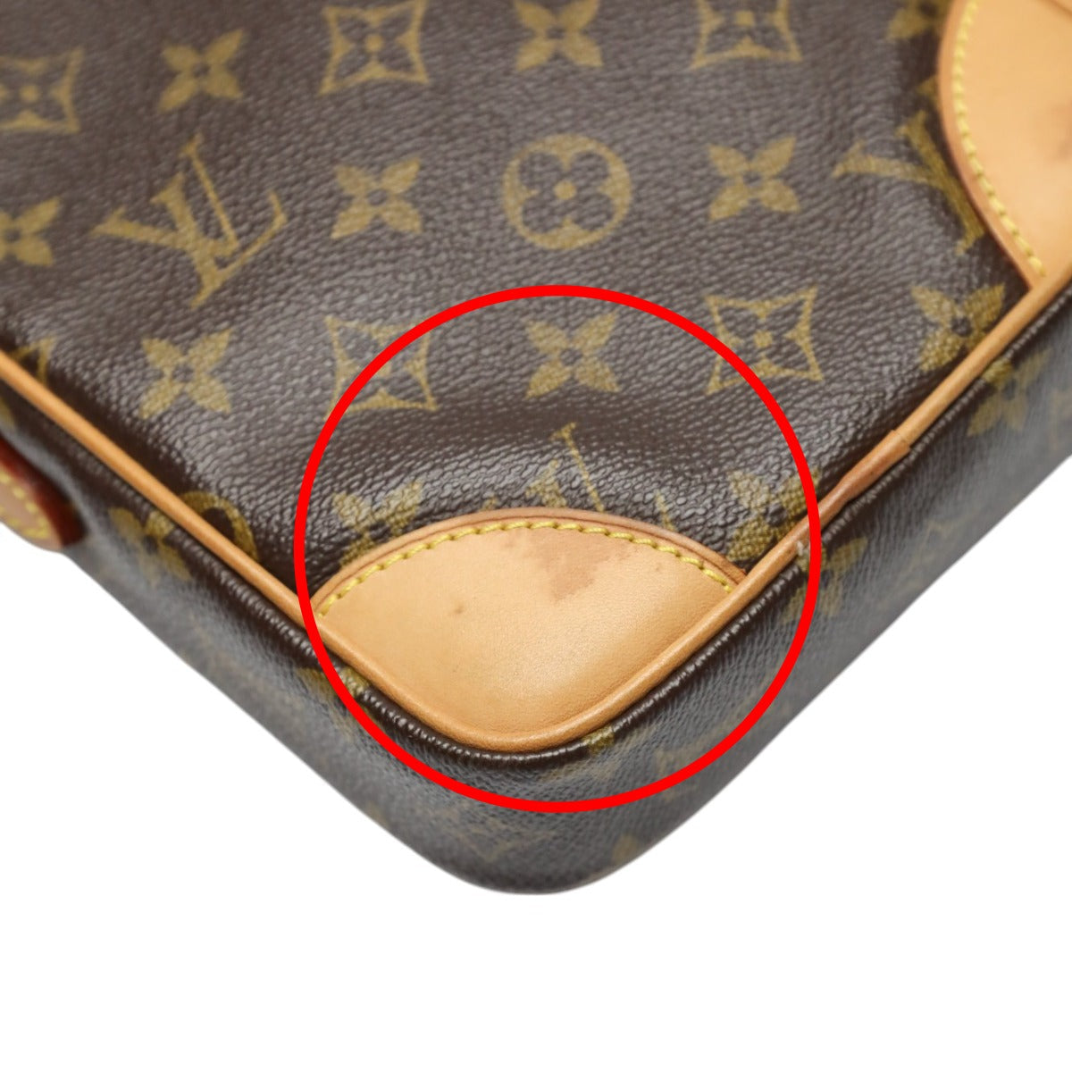 LOUIS VUITTON Shoulder Bag M45266 Monogram canvas Brown Shoulder Bag Monogram Danube Women Used Authentic