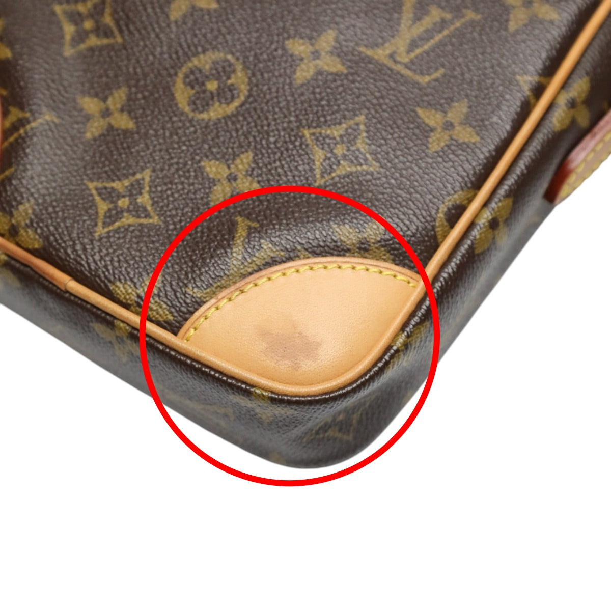 LOUIS VUITTON Shoulder Bag M45266 Monogram canvas Brown Shoulder Bag Monogram Danube Women Used Authentic
