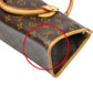 LOUIS VUITTON Handbag M40009 Monogram canvas Brown Handbag Monogram Popan cool Women Used Authentic