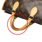 LOUIS VUITTON Handbag M40009 Monogram canvas Brown Handbag Monogram Popan cool Women Used Authentic