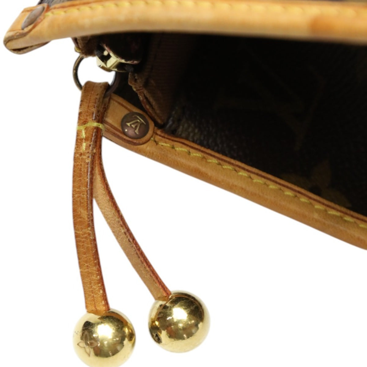 LOUIS VUITTON Handbag M40009 Monogram canvas Brown Handbag Monogram Popan cool Women Used Authentic