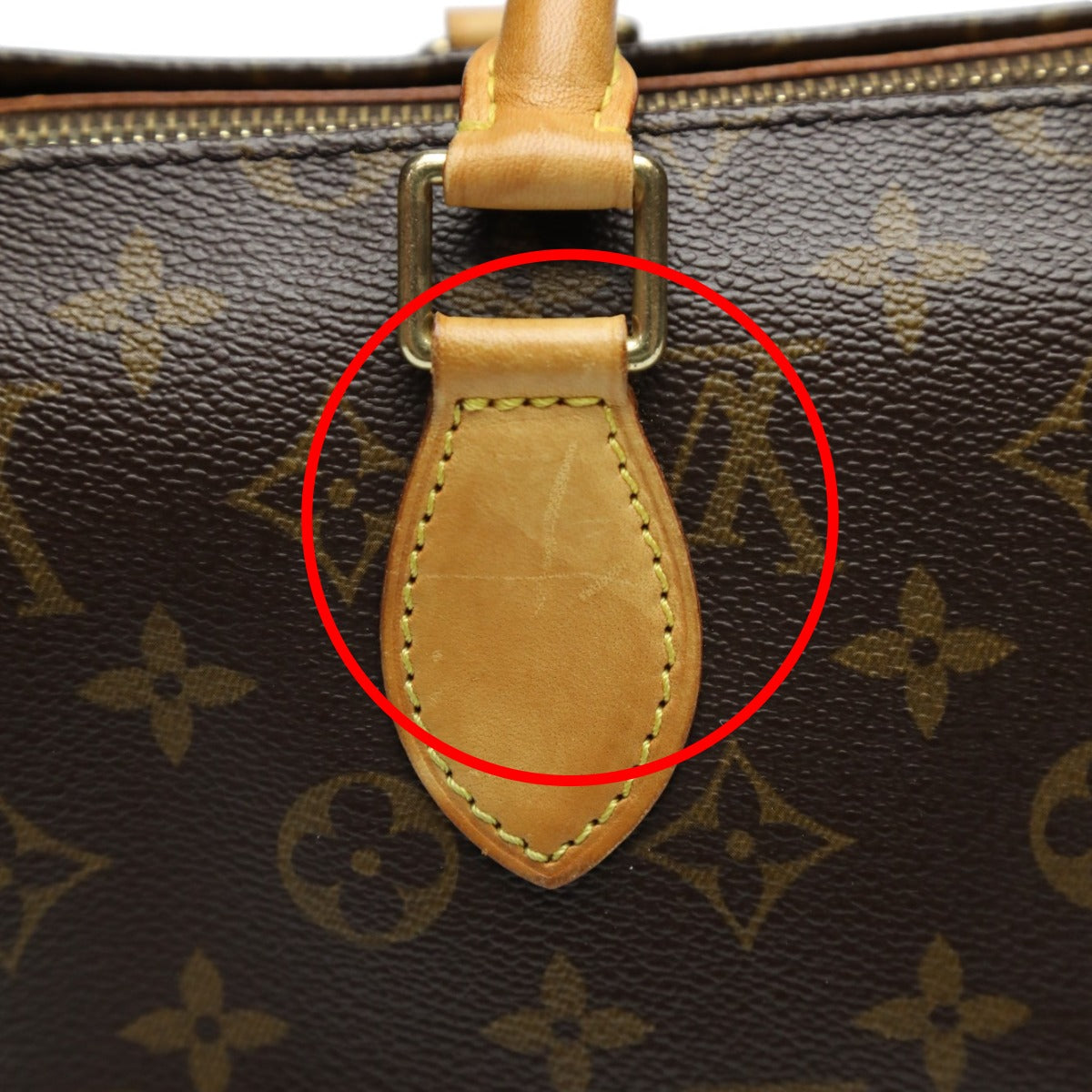 LOUIS VUITTON Handbag M40009 Monogram canvas Brown Handbag Monogram Popan cool Women Used Authentic