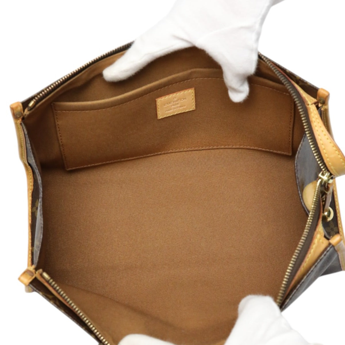 LOUIS VUITTON Handbag M40009 Monogram canvas Brown Handbag Monogram Popan cool Women Used Authentic