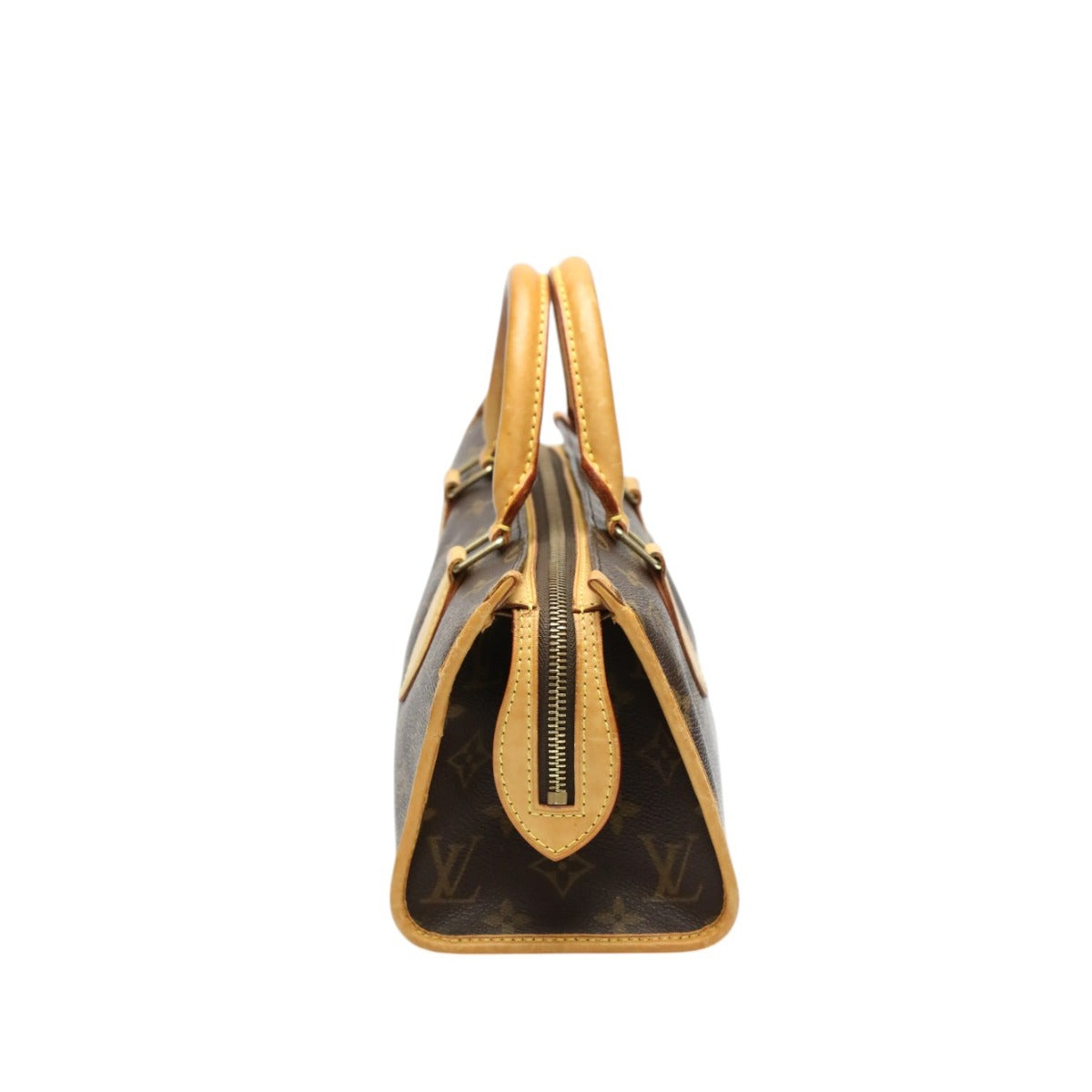 LOUIS VUITTON Handbag M40009 Monogram canvas Brown Handbag Monogram Popan cool Women Used Authentic