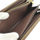 LOUIS VUITTON Long Wallet Purse N60015 Damier canvas Ebene Damier Zip Around