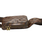 LOUIS VUITTON Sling bag N51994 Damier canvas Ebene Waist pouch Damier Geronimos mens Used Authentic