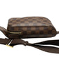 LOUIS VUITTON Sling bag N51994 Damier canvas Ebene Waist pouch Damier Geronimos mens Used Authentic