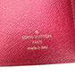 LOUIS VUITTON Coin case M41938 Monogram canvas Fuchsia Coin purse with Card Case Monogram Portefeuille Victorine Women Used Authentic
