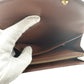 LOUIS VUITTON Long Wallet Purse M60531 Monogram canvas Brown Wallet Monogram Portefeuille Sara unisex(Unisex) Used Authentic
