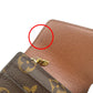 LOUIS VUITTON Long Wallet Purse M60531 Monogram canvas Brown Wallet Monogram Portefeuille Sara unisex(Unisex) Used Authentic