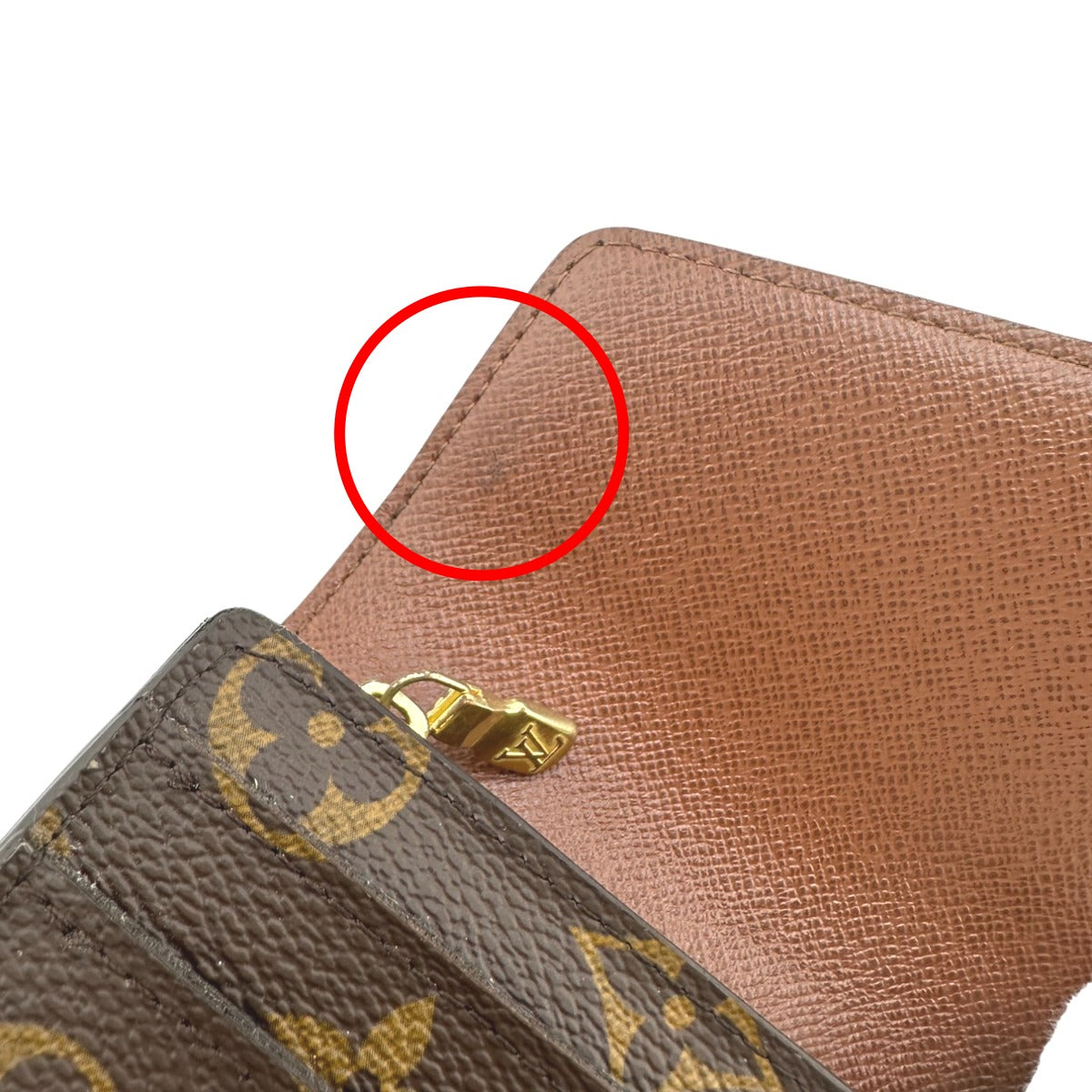 LOUIS VUITTON Long Wallet Purse M60531 Monogram canvas Brown Wallet Monogram Portefeuille Sara unisex(Unisex) Used Authentic