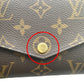 LOUIS VUITTON Long Wallet Purse M60531 Monogram canvas Brown Wallet Monogram Portefeuille Sara unisex(Unisex) Used Authentic