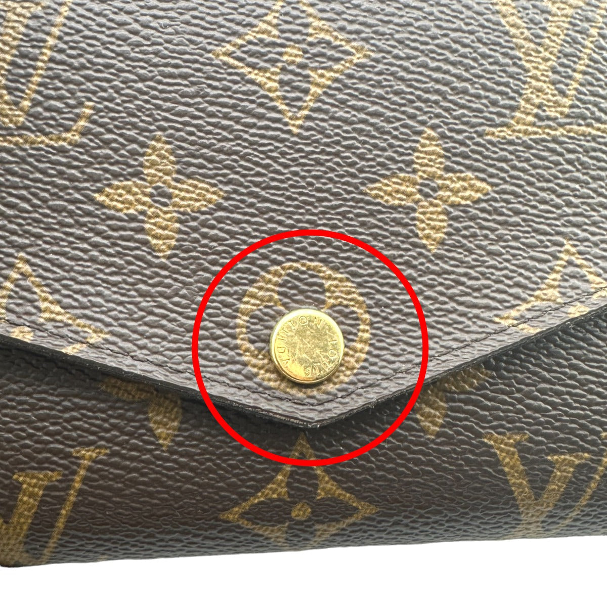 LOUIS VUITTON Long Wallet Purse M60531 Monogram canvas Brown Wallet Monogram Portefeuille Sara unisex(Unisex) Used Authentic