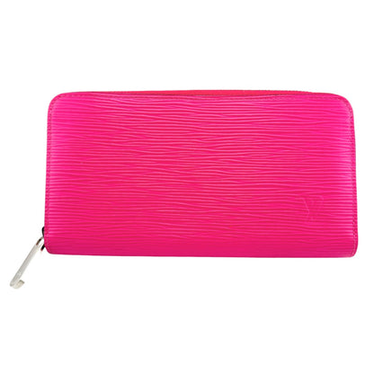 LOUIS VUITTON Long Wallet Purse M82050 Epi Leather Rose Epi Zippy wallet