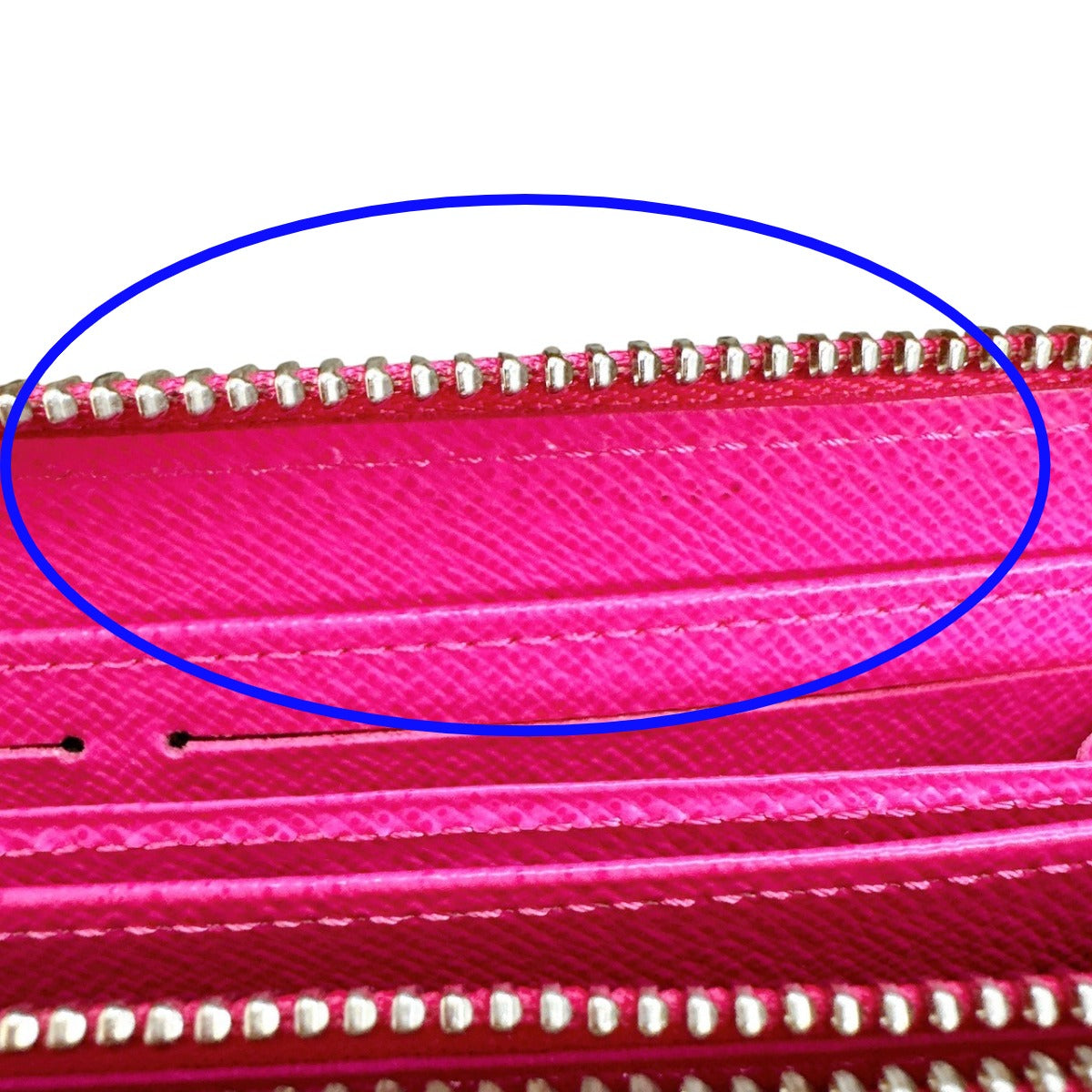 LOUIS VUITTON Long Wallet Purse M82050 Epi Leather Rose Epi Zippy wallet