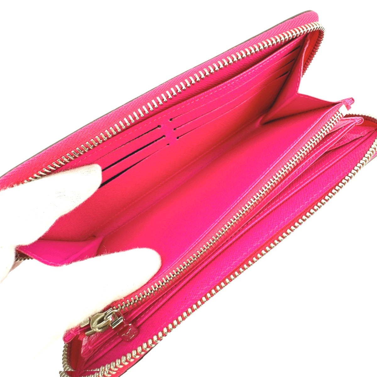 LOUIS VUITTON Long Wallet Purse M82050 Epi Leather Rose Epi Zippy wallet