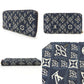 LOUIS VUITTON Long Wallet Purse M80212 Monogram Jaguar blue since1854 Zippy wallet unisex(Unisex) Used Authentic