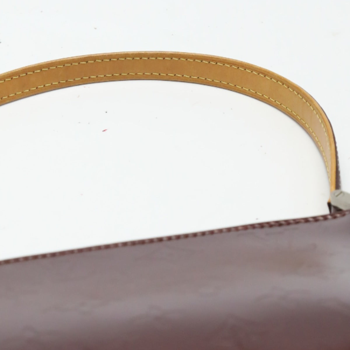 LOUIS VUITTON Handbag M55146 leather Viole Mini bag Monogram mat Faula Women Used Authentic