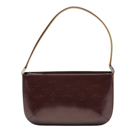 LOUIS VUITTON Handbag M55146 leather Viole Mini bag Monogram mat Faula Women Used Authentic