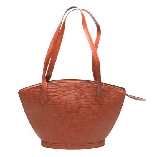 LOUIS VUITTON Handbag M52333 Epi Leather Kenya Brown Tote Bag Epi Saint-Jacques Poignier Long Women Used Authentic